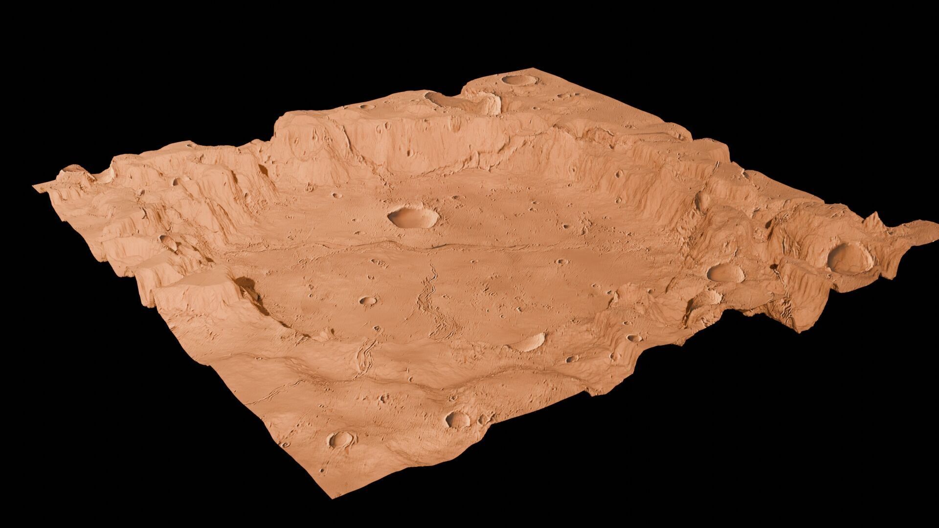 Landscape 3D model Low-poly 3D model_34