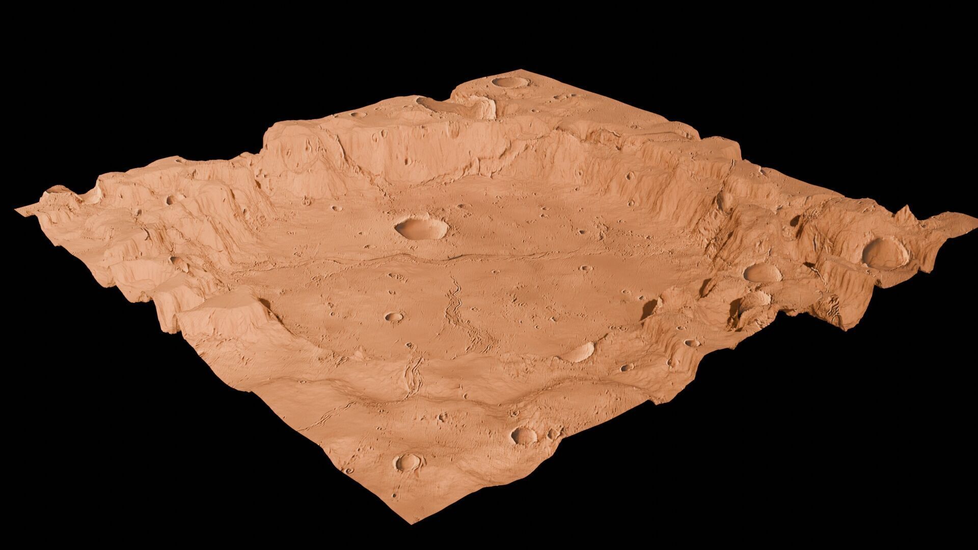 Landscape 3D model Low-poly 3D model_29