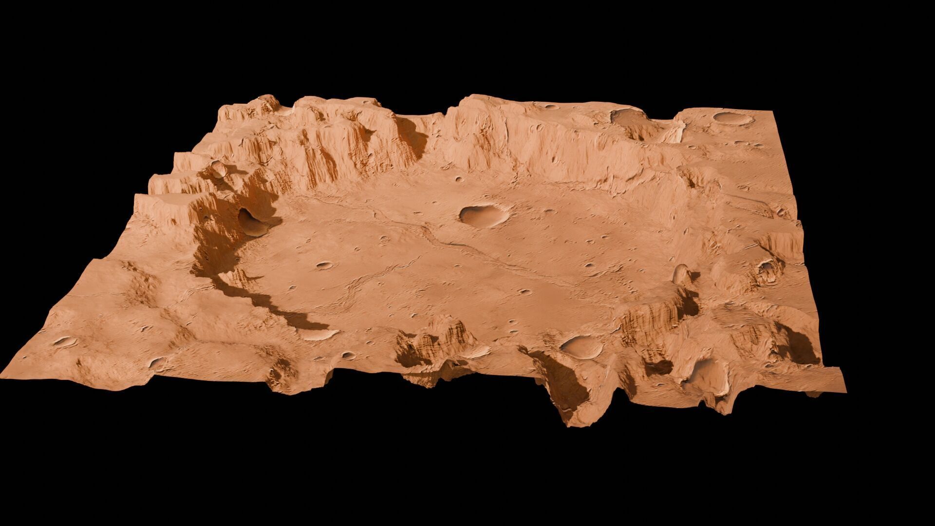 Landscape 3D model Low-poly 3D model_54