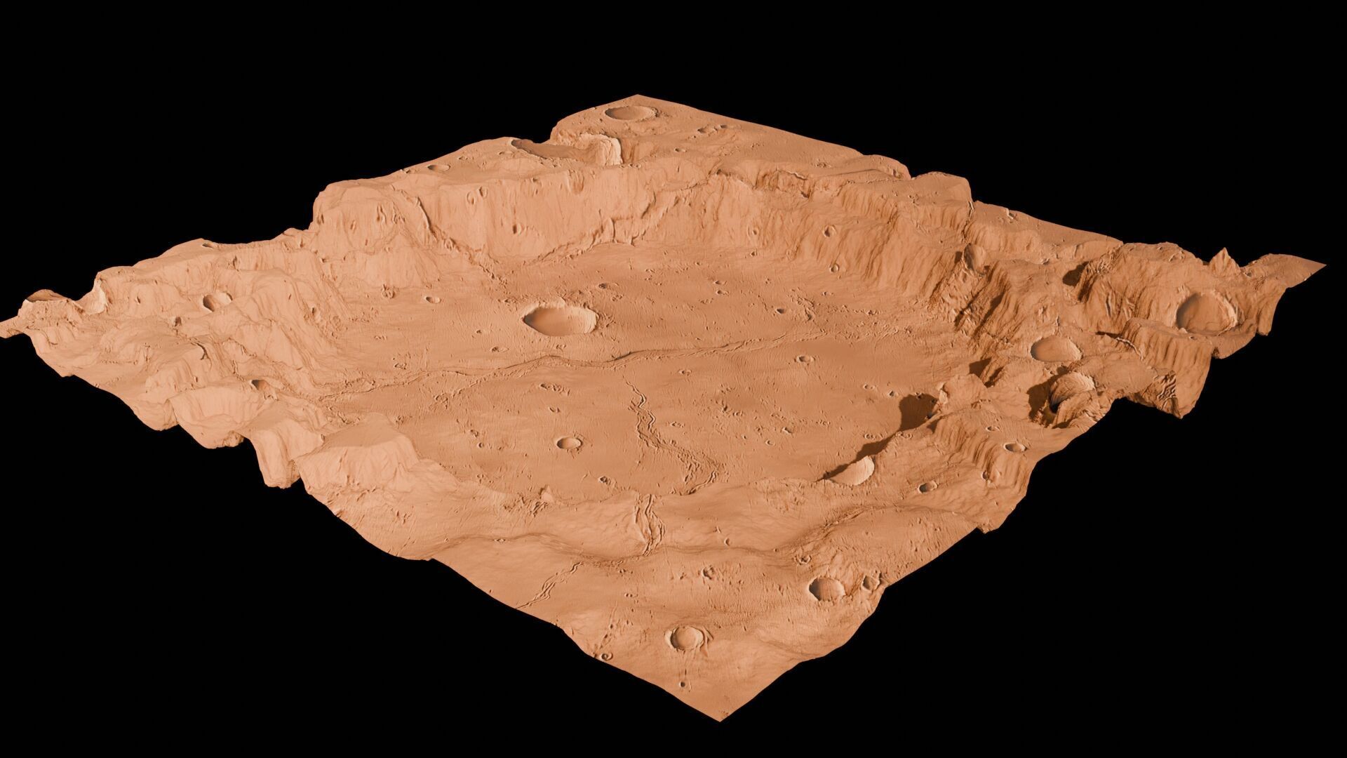 Landscape 3D model Low-poly 3D model_32