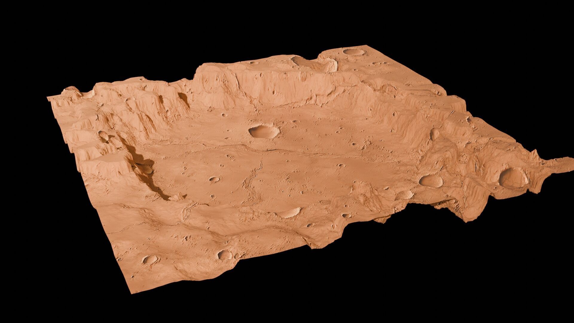 Landscape 3D model Low-poly 3D model_44