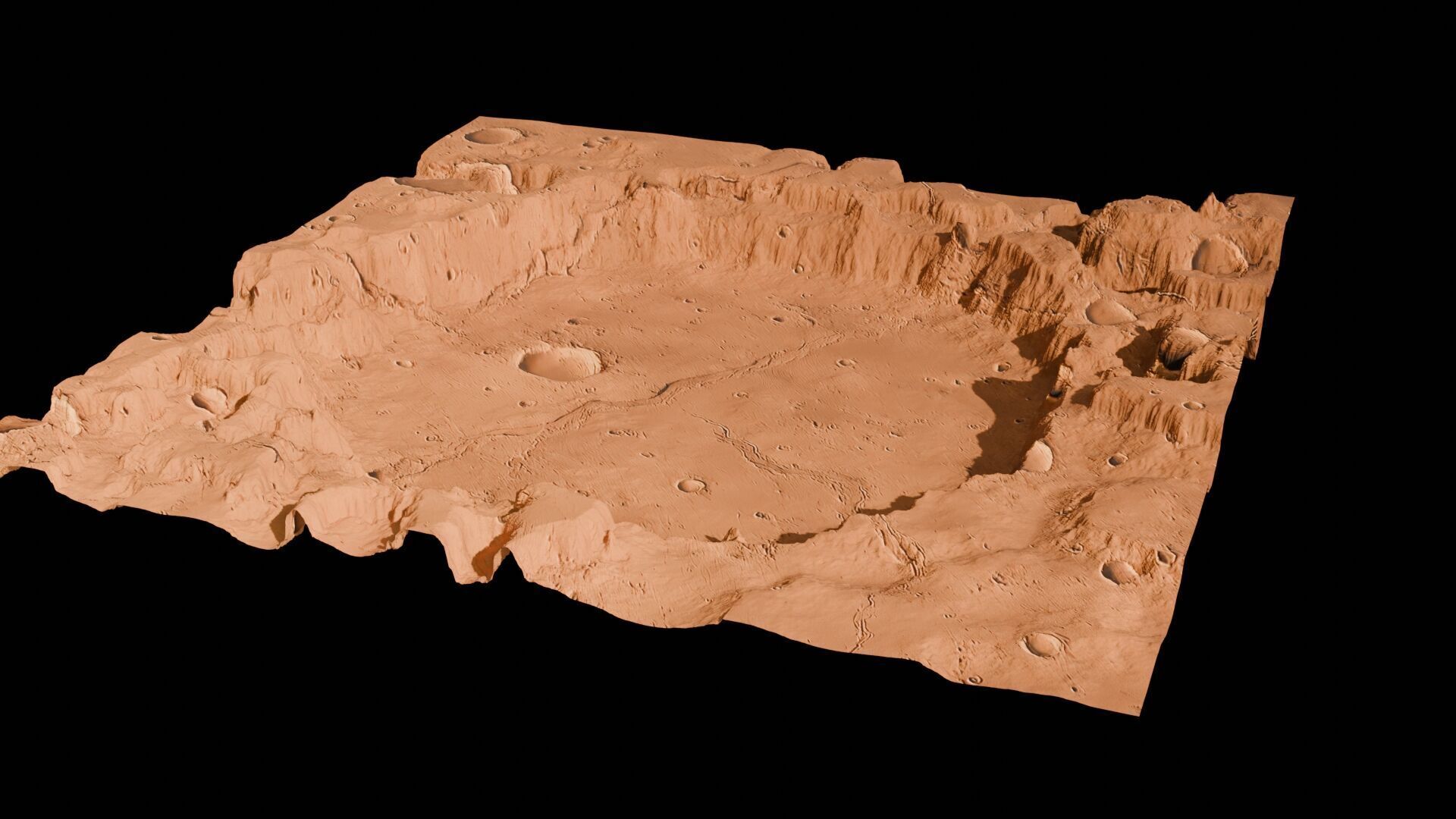 Landscape 3D model Low-poly 3D model_18