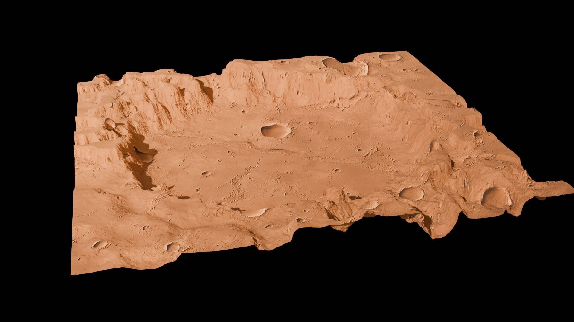 Landscape 3D model Low-poly 3D model_52