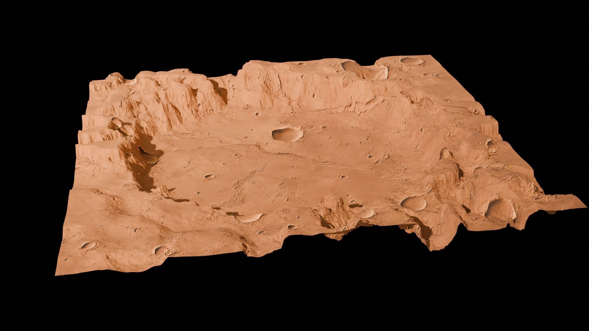 Landscape 3D model Low-poly 3D model_59