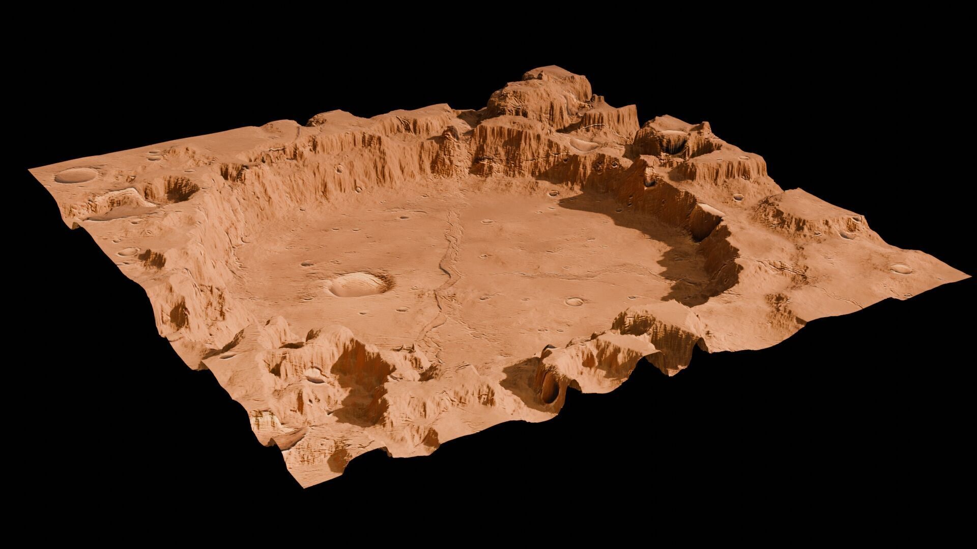 Landscape 3D model Low-poly 3D model_94