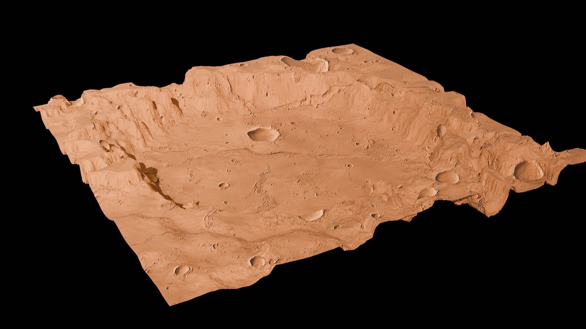 Landscape 3D model Low-poly 3D model_39