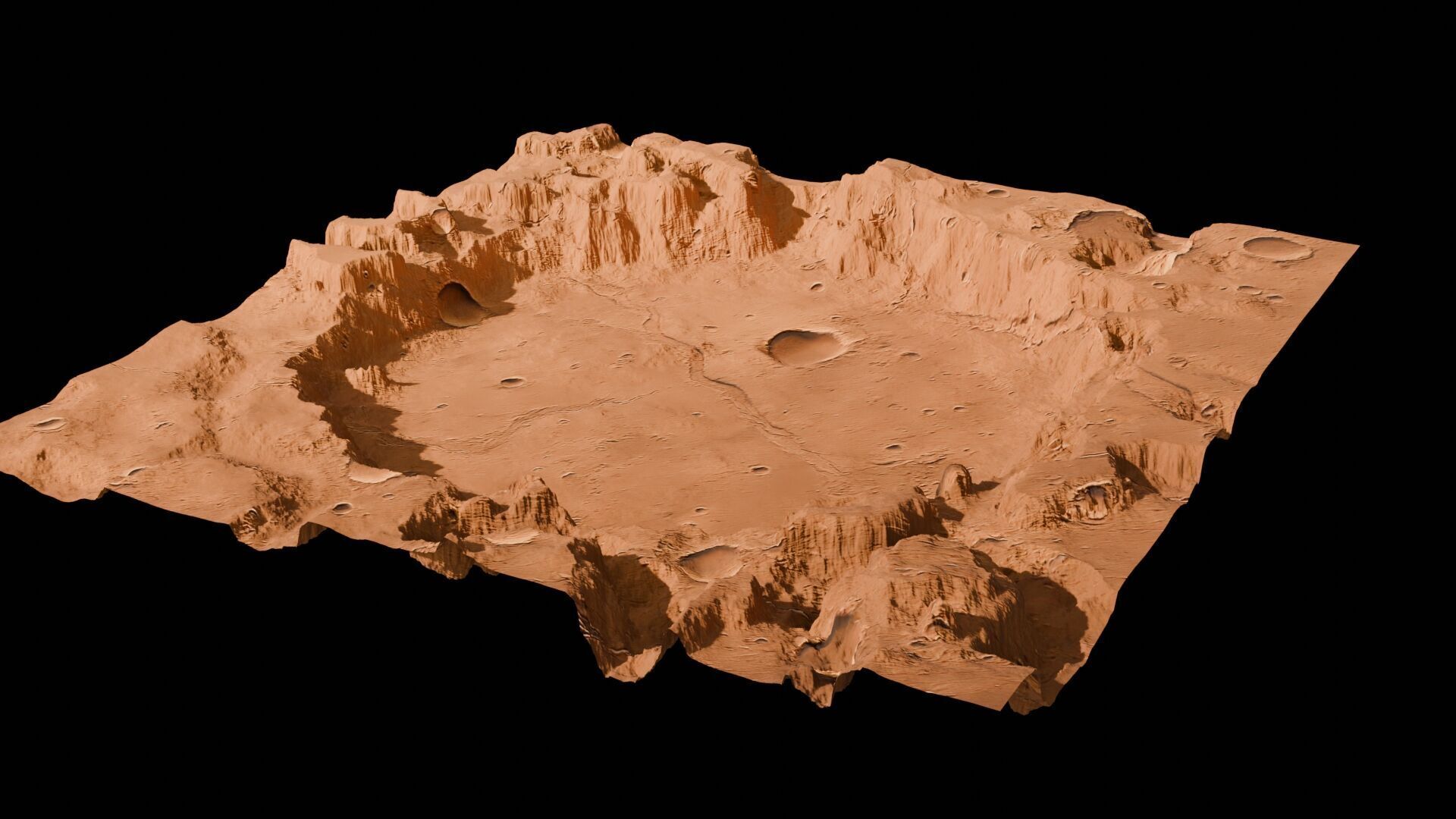 Landscape 3D model Low-poly 3D model_76