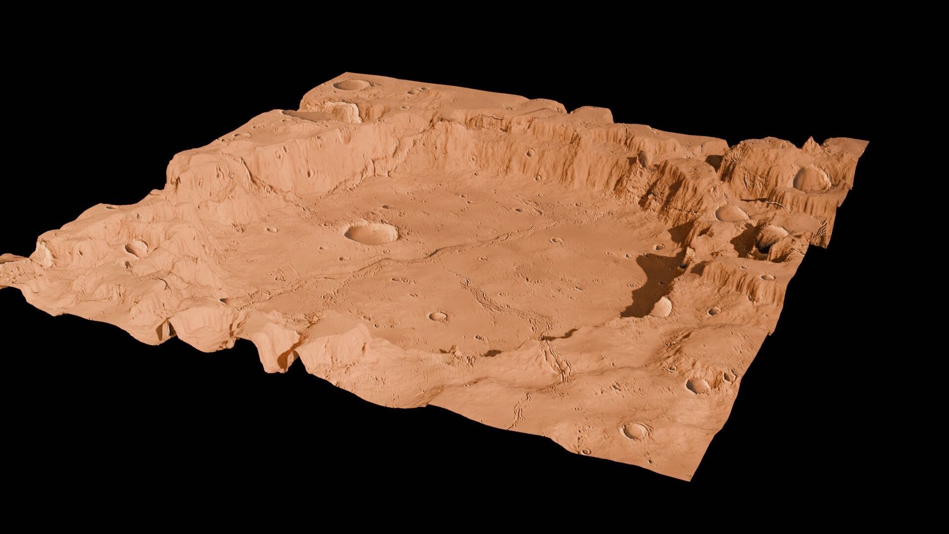 Landscape 3D model Low-poly 3D model_28