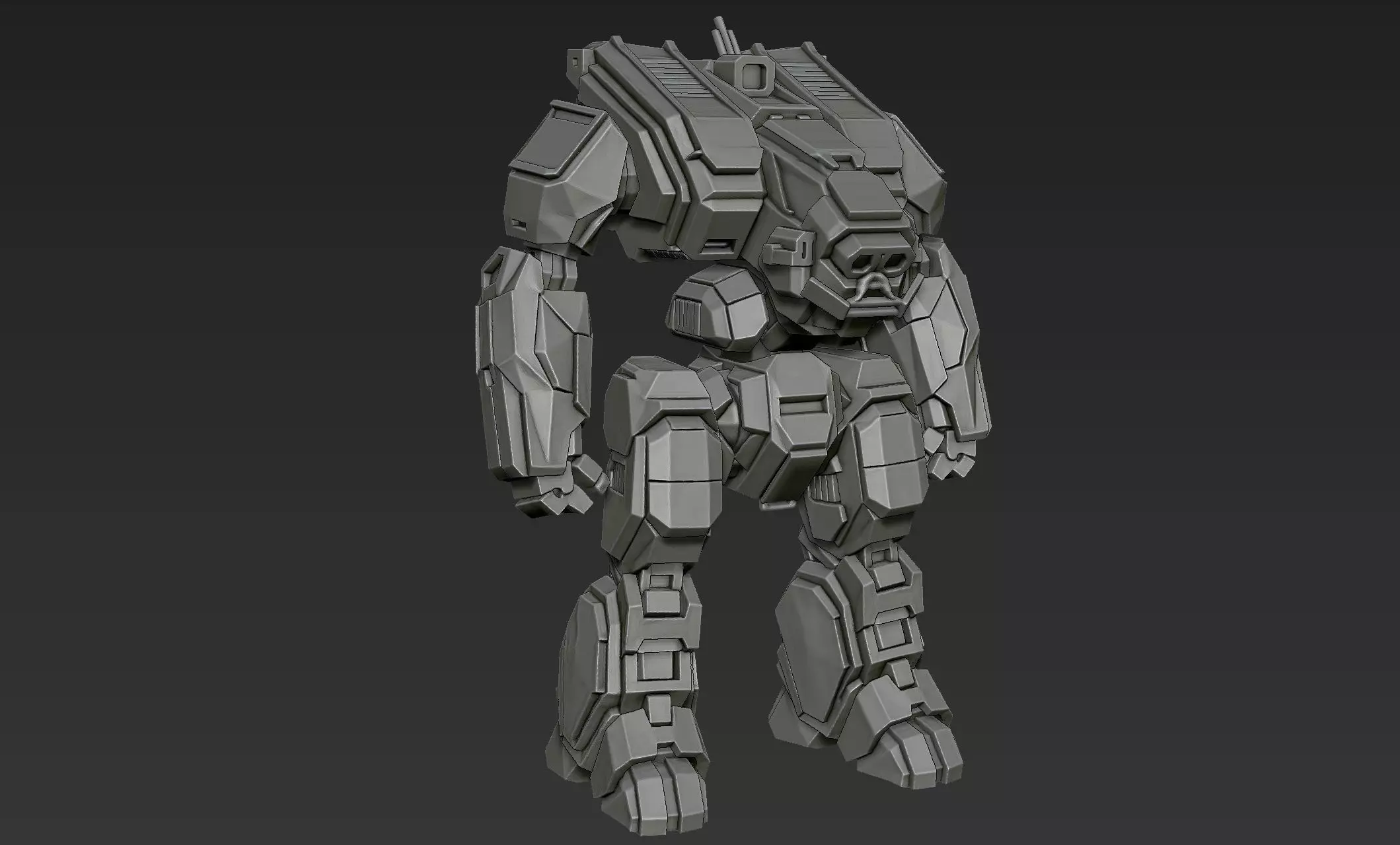 Mecha 1 3D print model