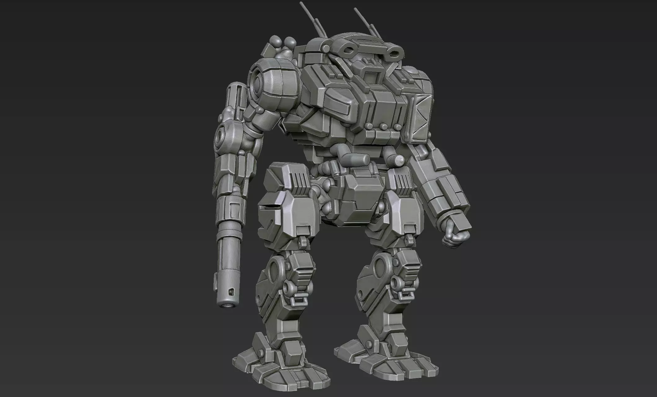 Mecha 2 3D print model