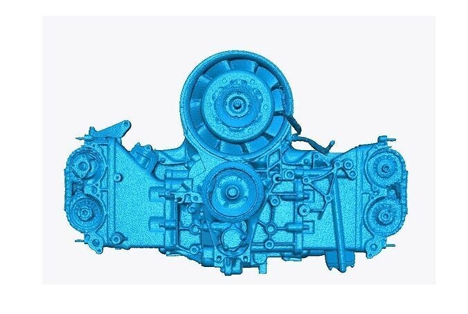 Porsche 959 Engine Scan 3D model