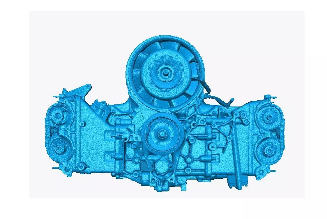 Porsche 959 Engine Scan 3D model_0