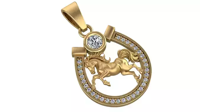 Horse Pendant New-2