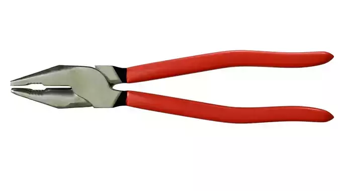Pliers standard Low-poly 3D model