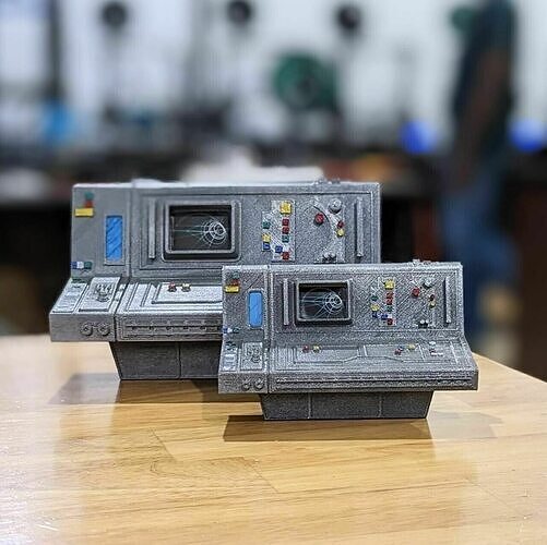 Custom Star Wars Computer Console 3D model 3D printable | CGTrader