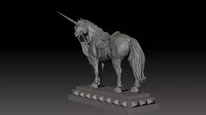 Unicorn 3d print ready