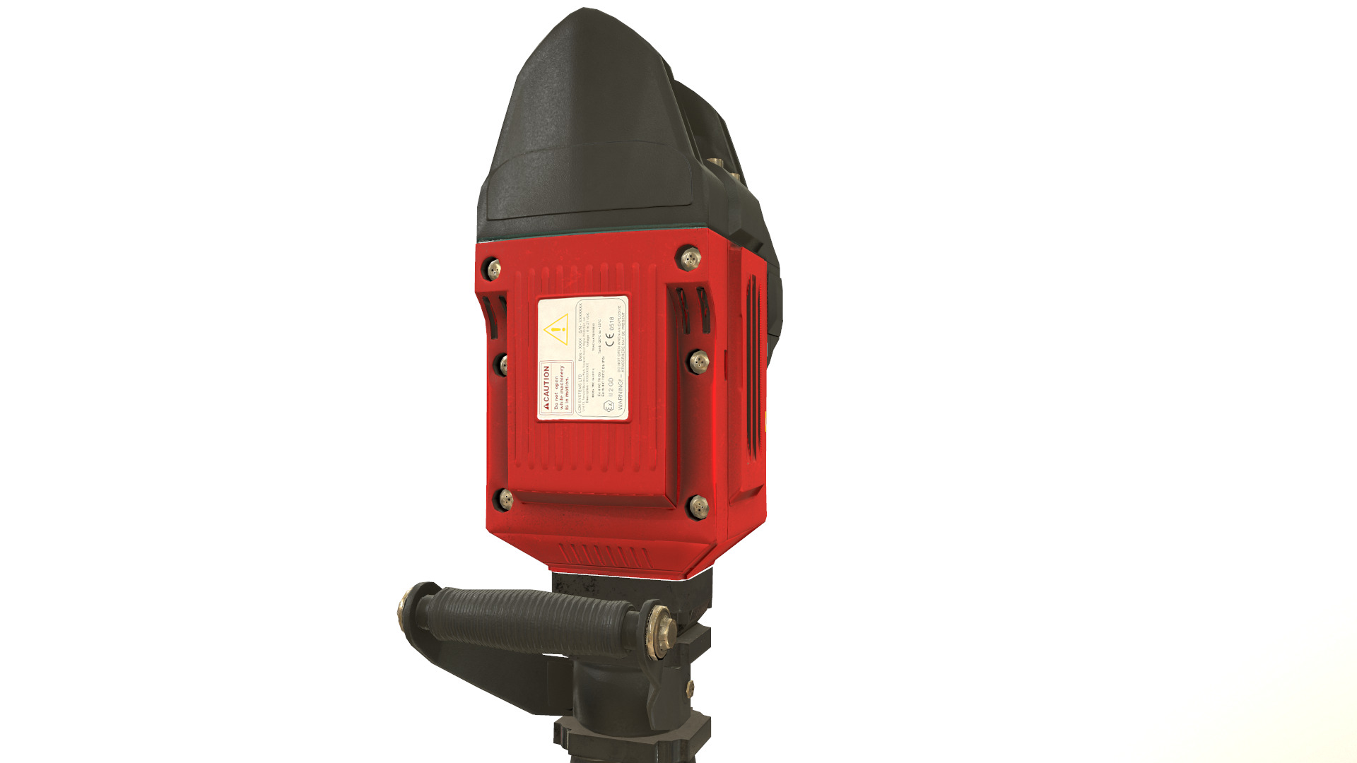 Jackhammer Low Poly Low-poly 3D model_21