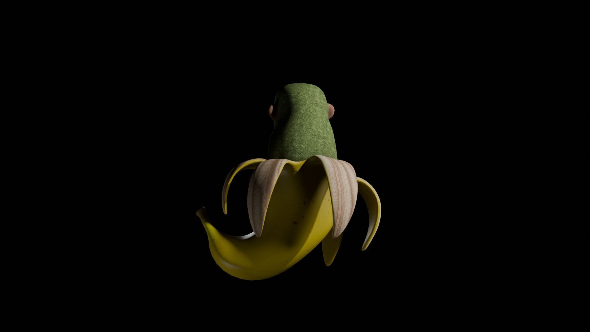 Chimpanzini Bananini Low-poly 3D model_3