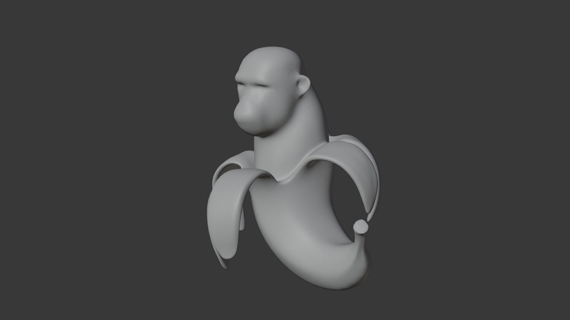 Chimpanzini Bananini Low-poly 3D model_7