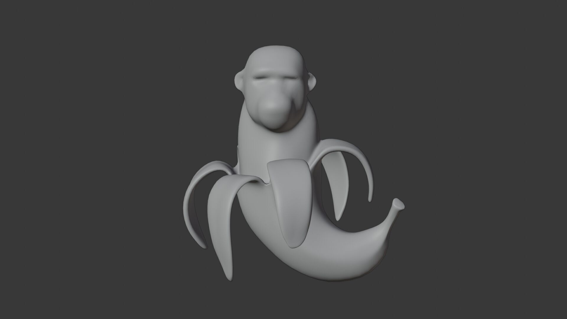 Chimpanzini Bananini Low-poly 3D model_5