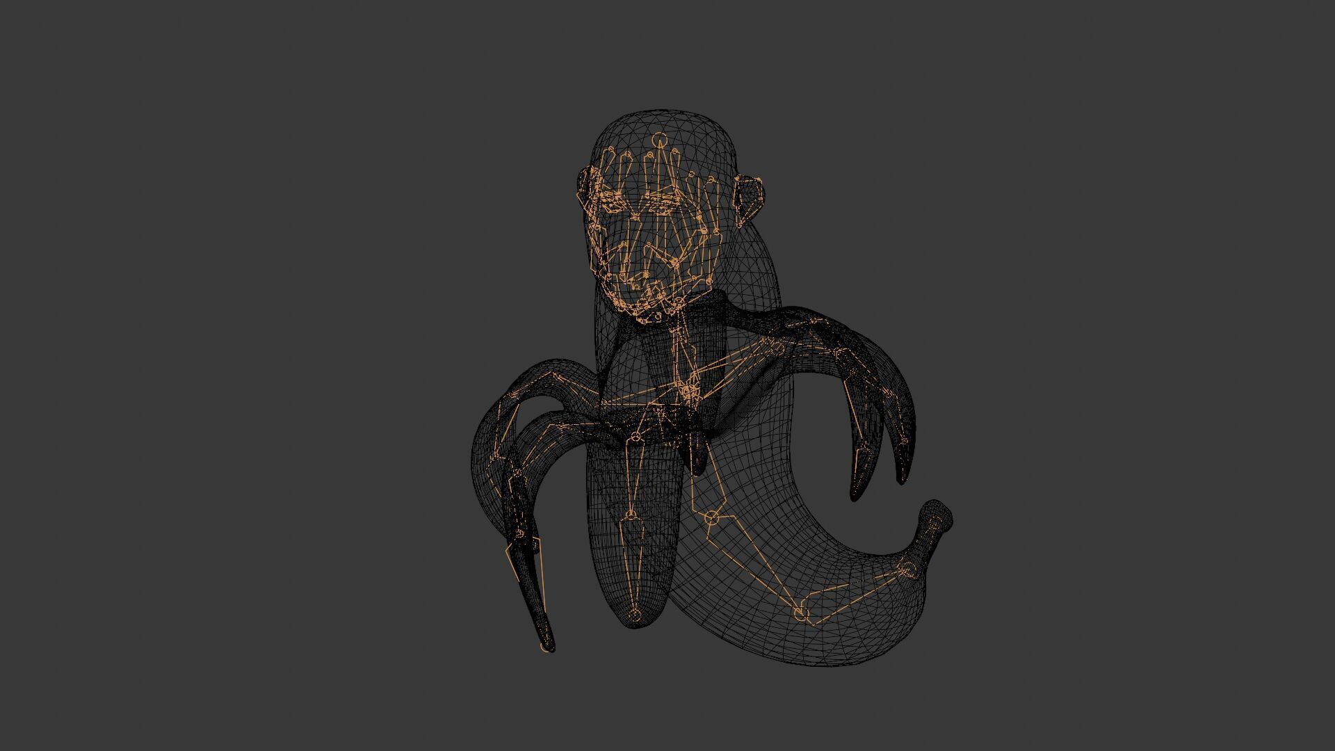 Chimpanzini Bananini Low-poly 3D model_13