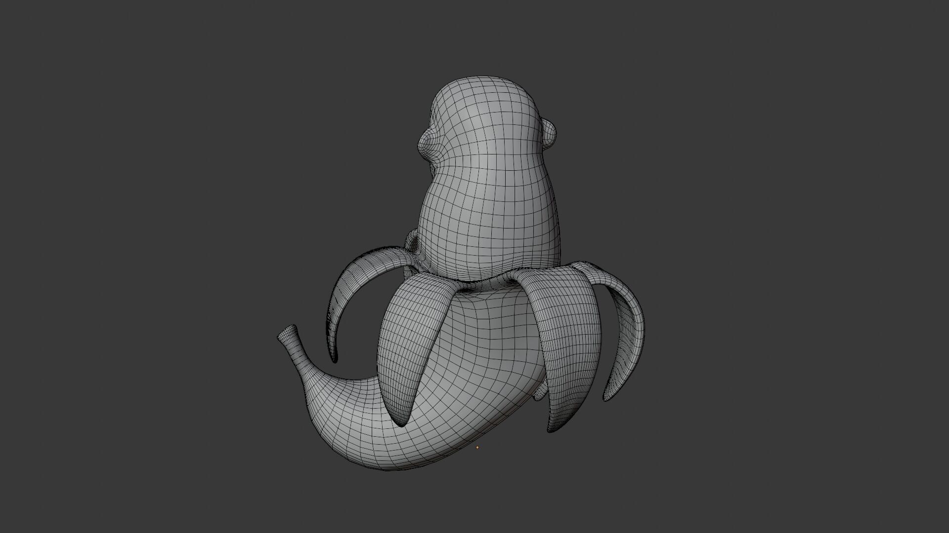Chimpanzini Bananini Low-poly 3D model_10