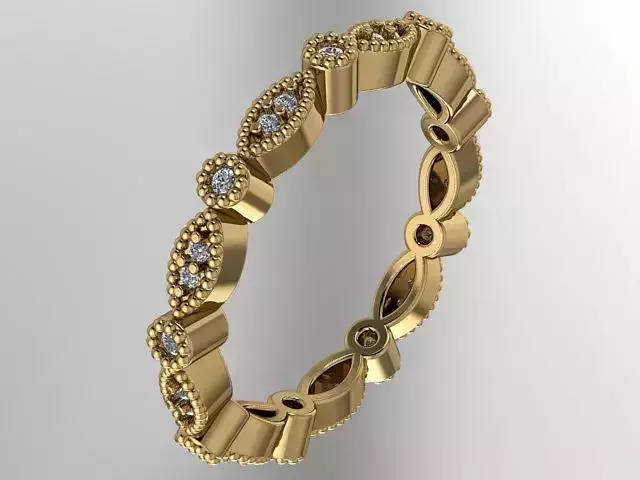 eternity band diamond ring marquise round