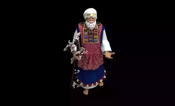 High priest Aaron 3D print model