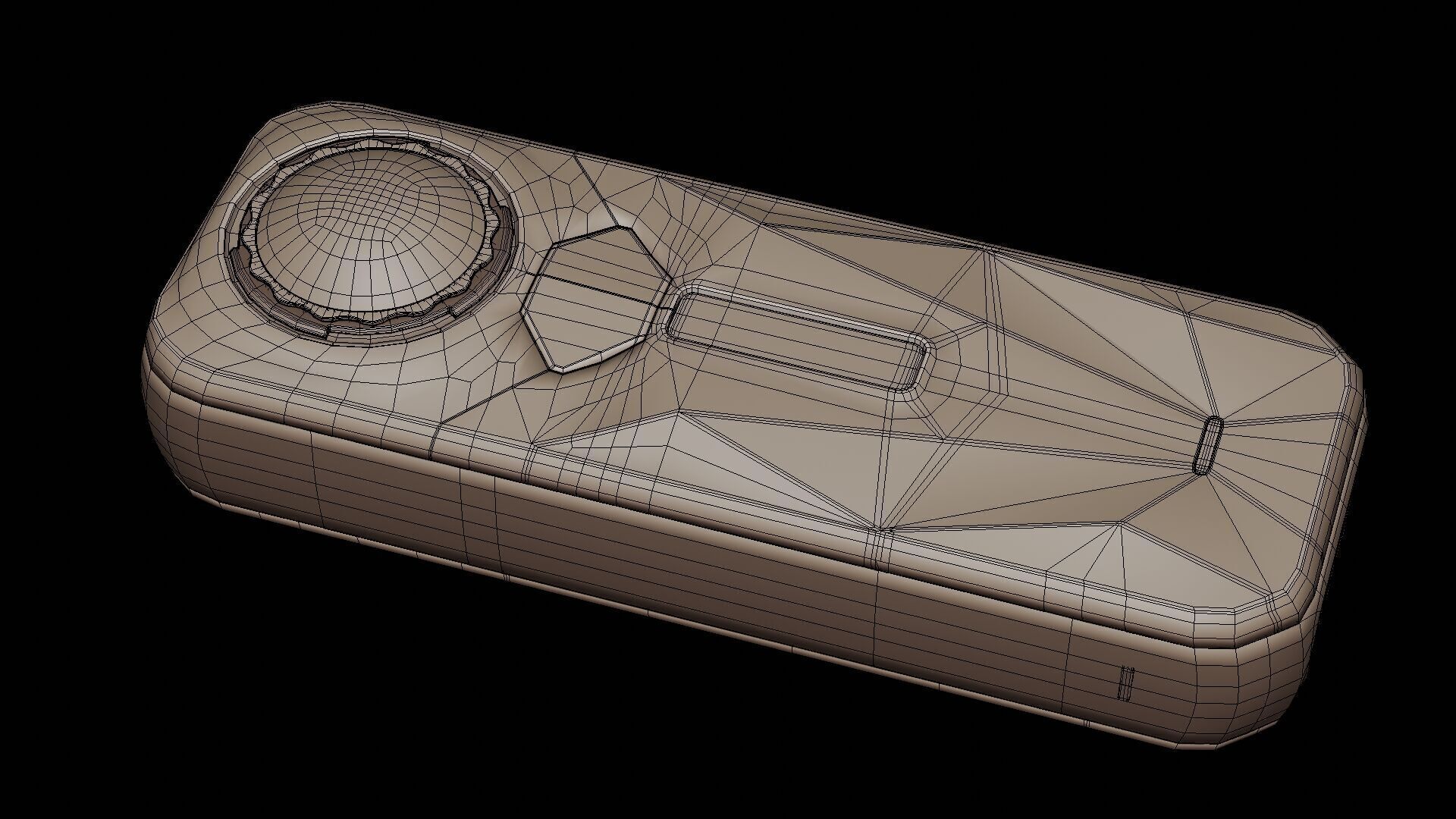 Insta360 X5 Low-poly 3D model_13