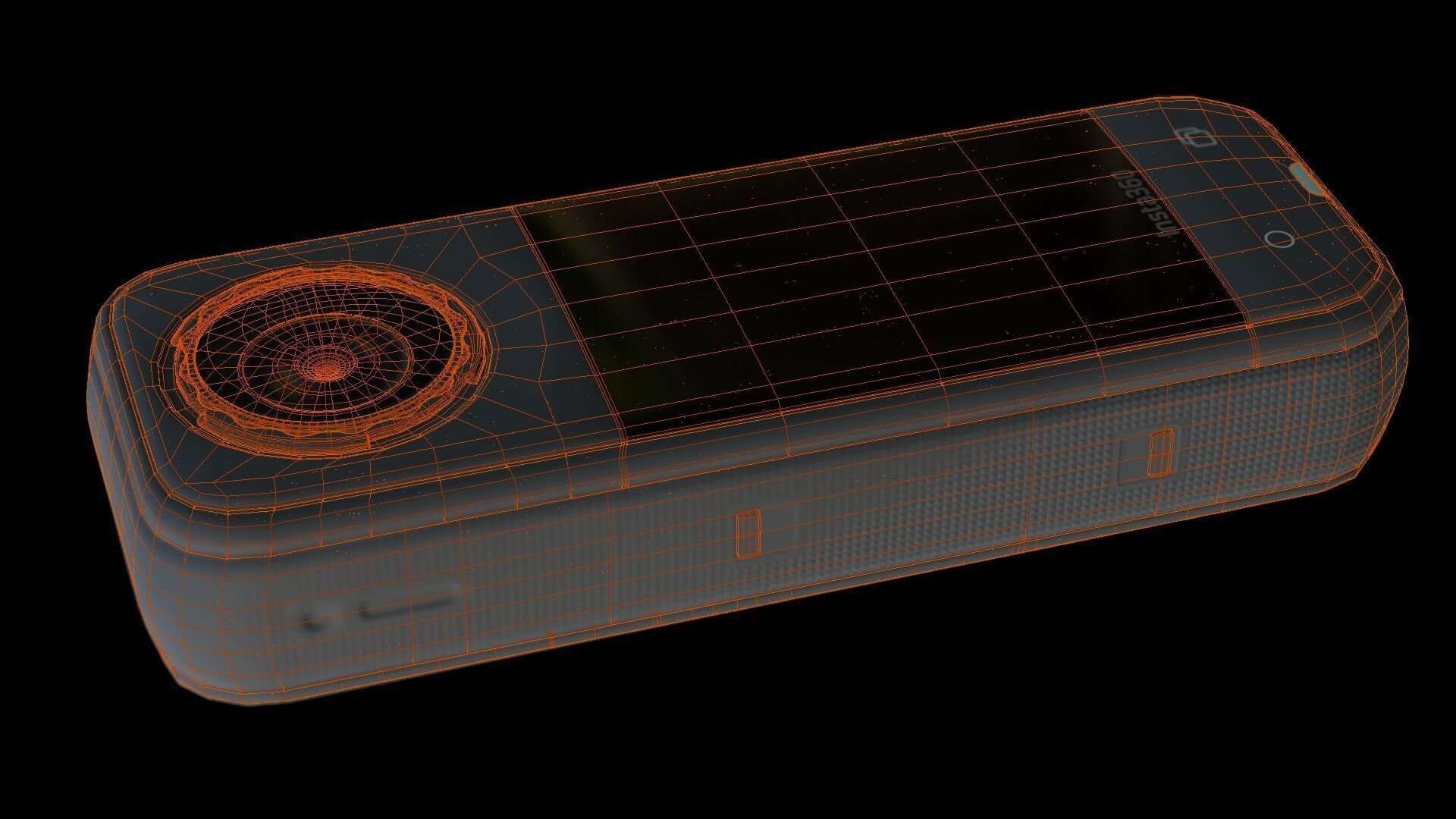 Insta360 X5 Low-poly 3D model_19