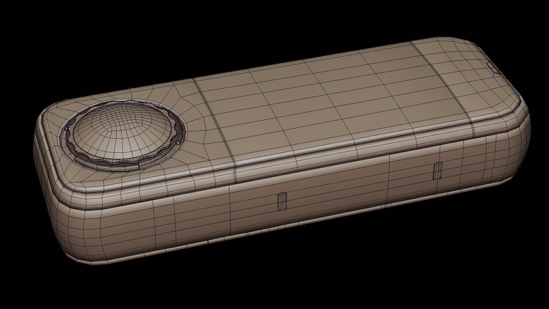 Insta360 X5 Low-poly 3D model_14