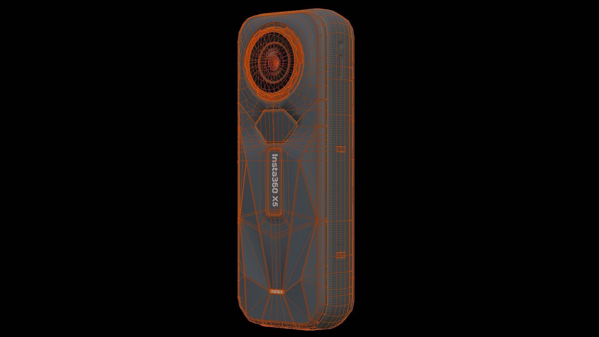 Insta360 X5 Low-poly 3D model_23