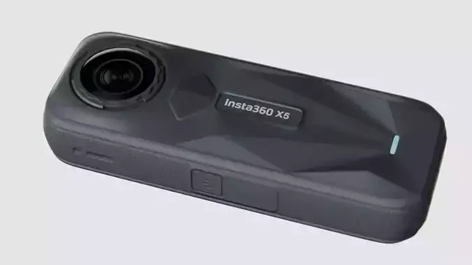 Insta360 X5 Low-poly 3D model