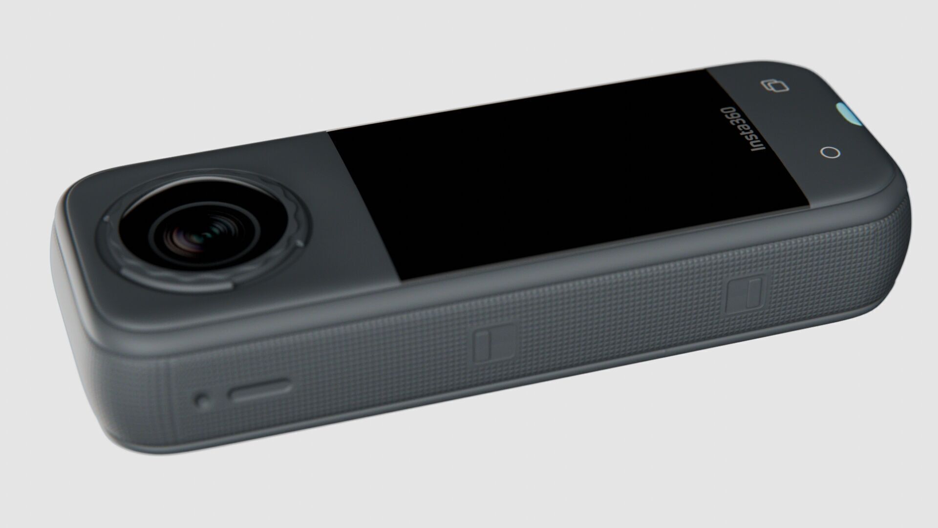 Insta360 X5 Low-poly 3D model_1