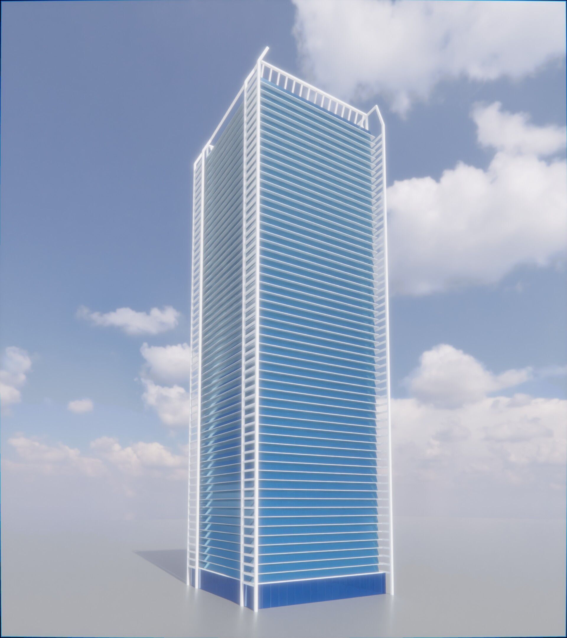 Parametric Building 1a8 3D model_2