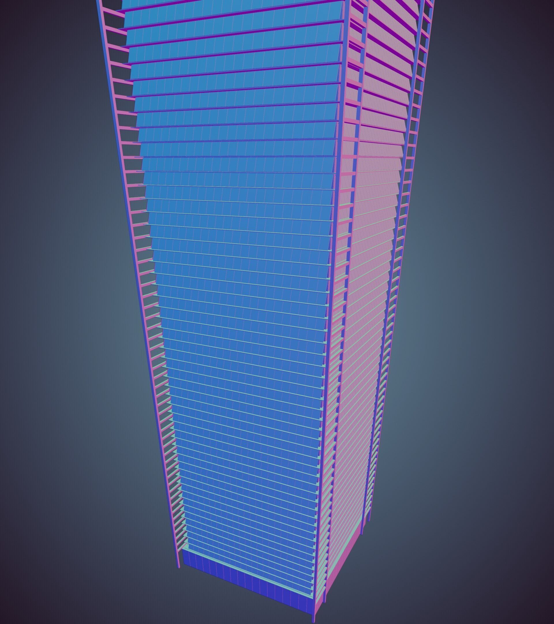 Parametric Building 1a8 3D model_36