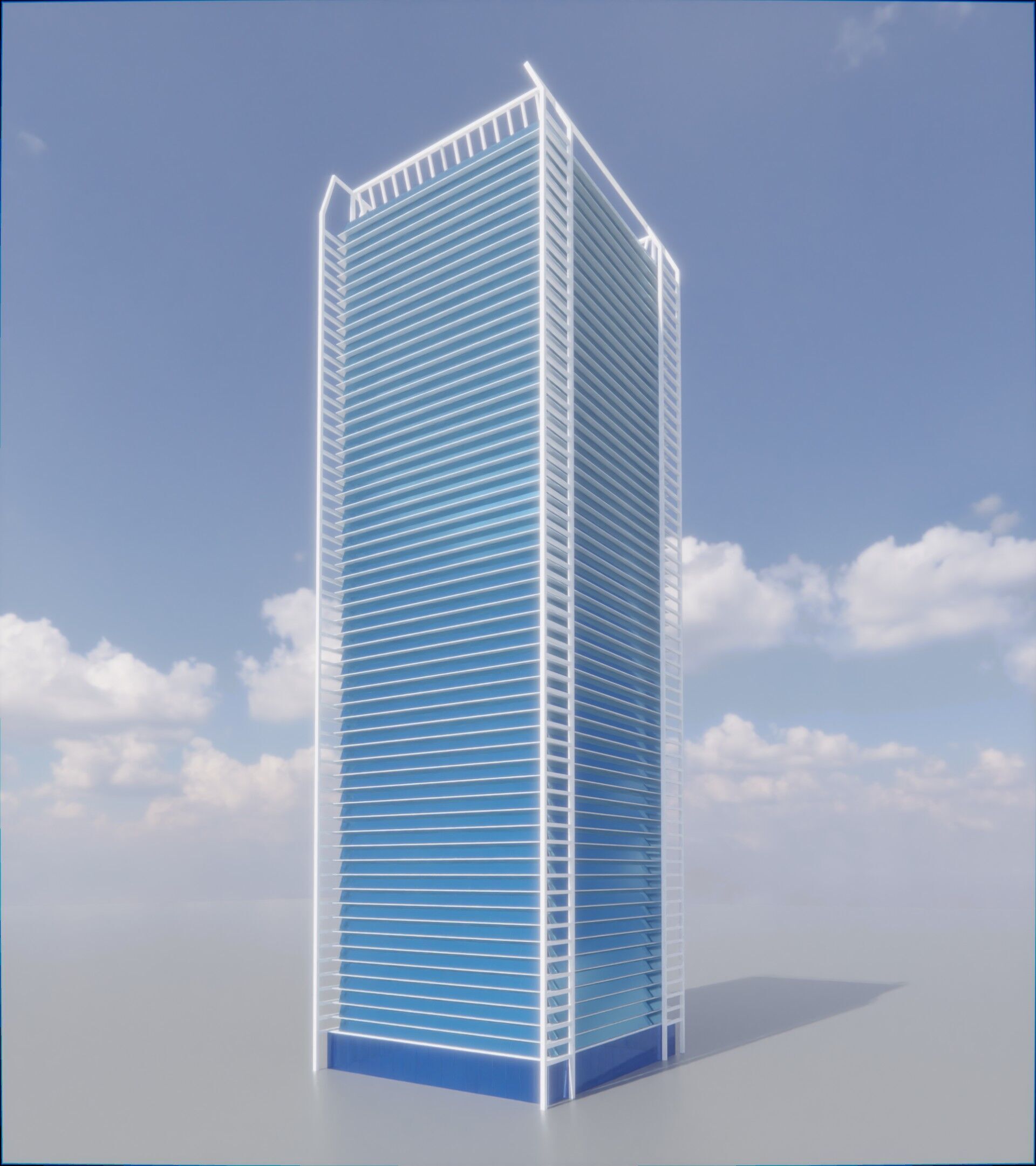 Parametric Building 1a8 3D model_3