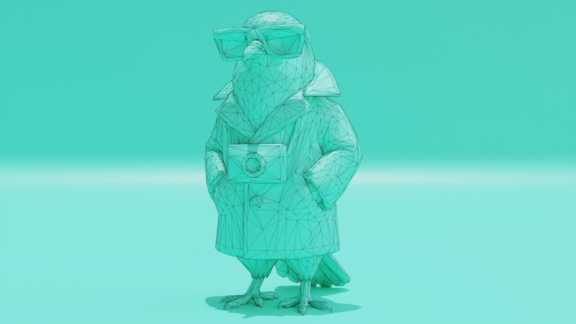 Italian brainrot Low Poly Character 3D Model Collection_10