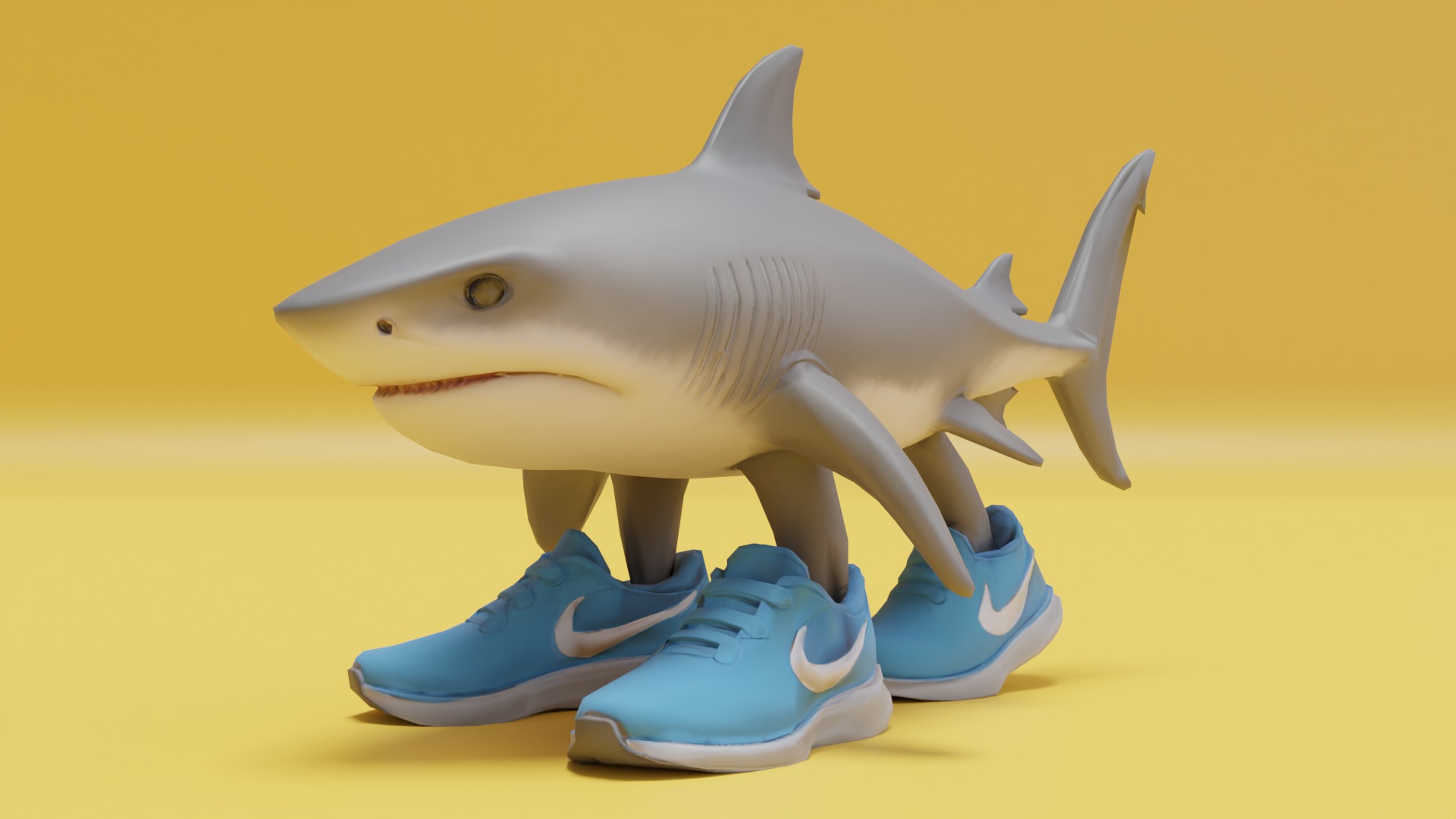 Italian brainrot Low Poly Character 3D Model Collection_6