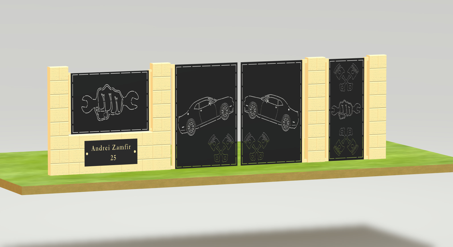 DXF Pack GATES-32 models 3D model_10