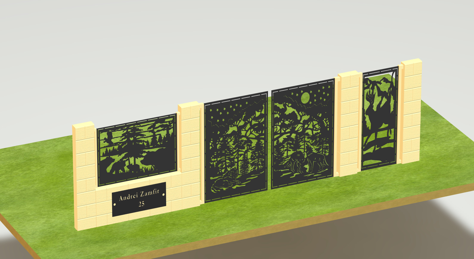 DXF Pack GATES-32 models 3D model_6