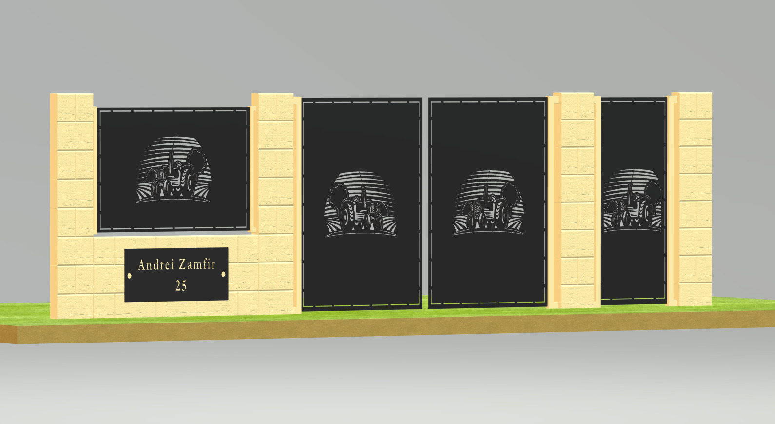 DXF Pack GATES-32 models 3D model_20