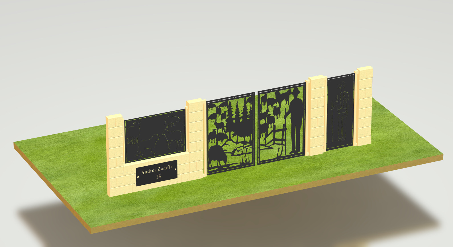 DXF Pack GATES-32 models 3D model_14