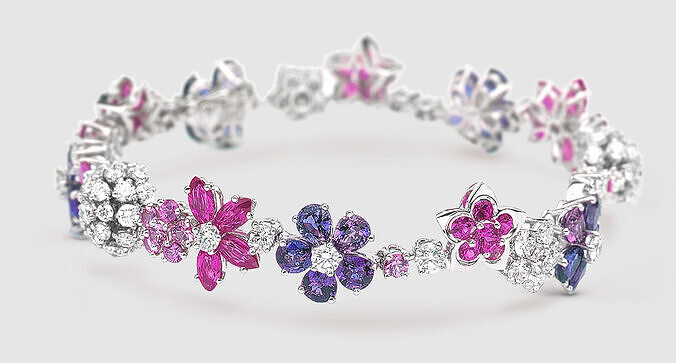 Bracelet Van Cleef - Folie des Pres 3D print model