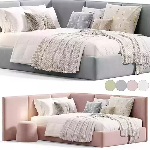 Modern Corner kids bed