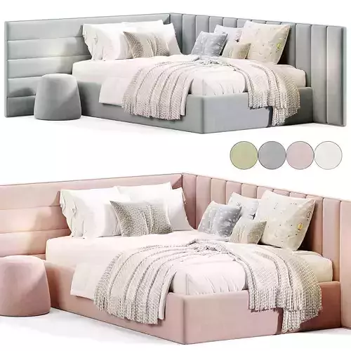 Corner bed Bonpari kids