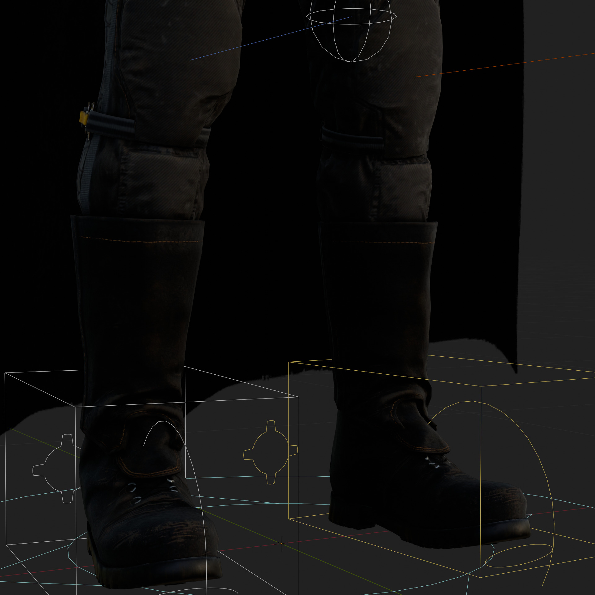 Batman 3D Model The Batman Pattinson Rigged PBR Blender FBX OBJ Low-poly 3D model_5