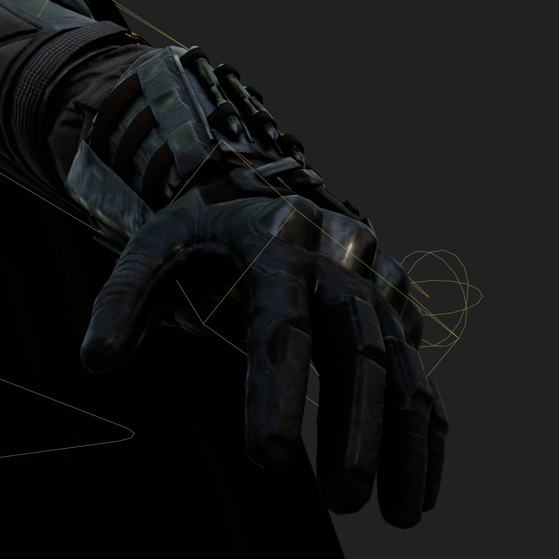 Batman 3D Model The Batman Pattinson Rigged PBR Blender FBX OBJ Low-poly 3D model_6