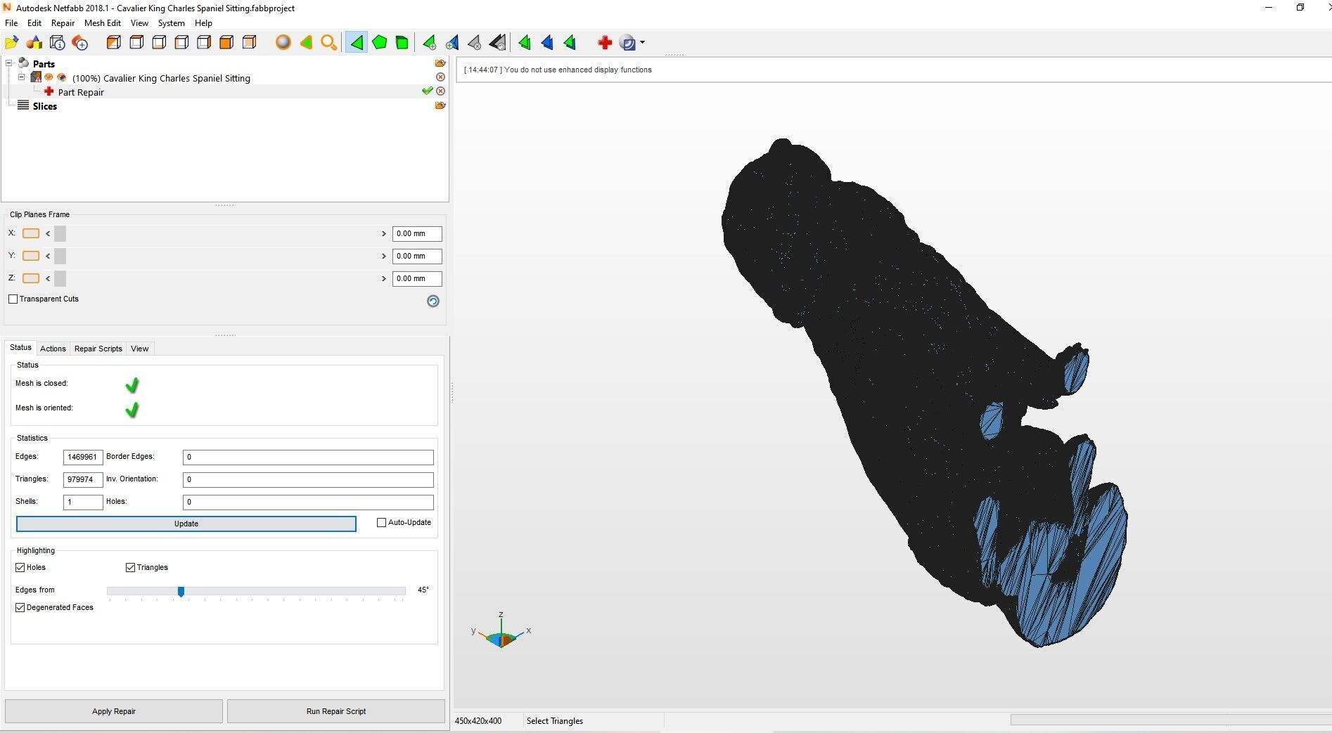 Cavalier King Charles Spaniel Sitting 3D print model_13