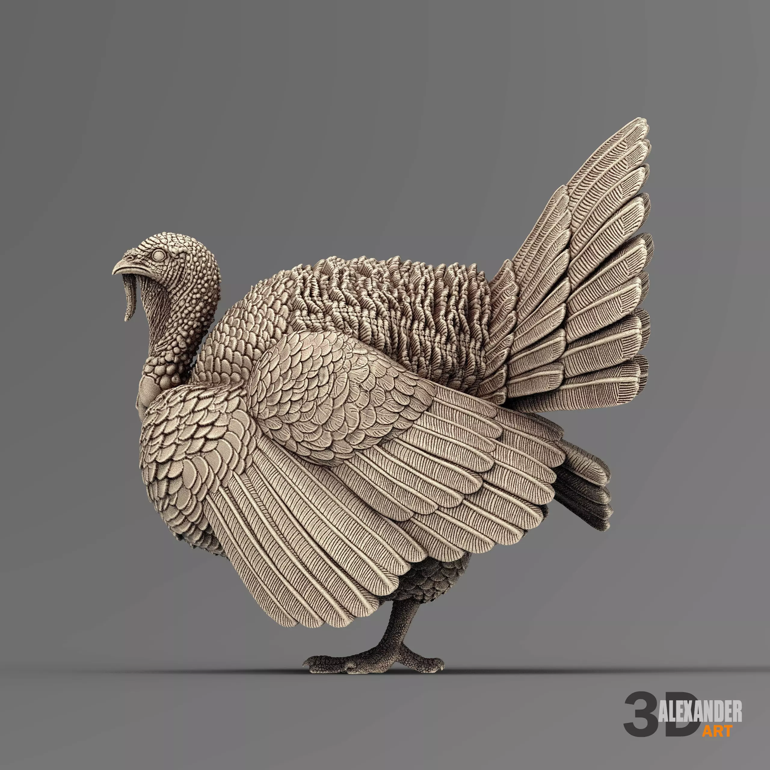 gobbler 3D print model